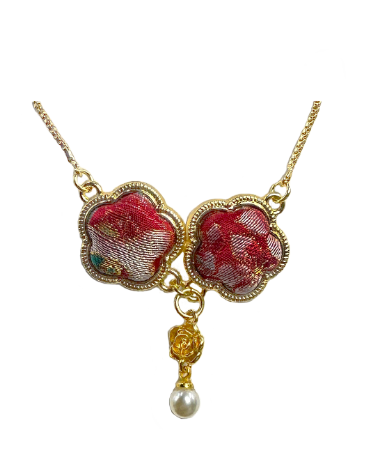 Yuqionglou Blessed Horse Welcomes Spring Song Brocade Bracelet | 玉琼楼福马衔春宋锦手链