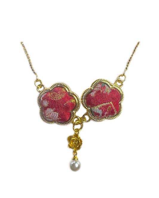 Yuqionglou Blessed Horse Welcomes Spring Song Brocade Bracelet | 玉琼楼福马衔春宋锦手链