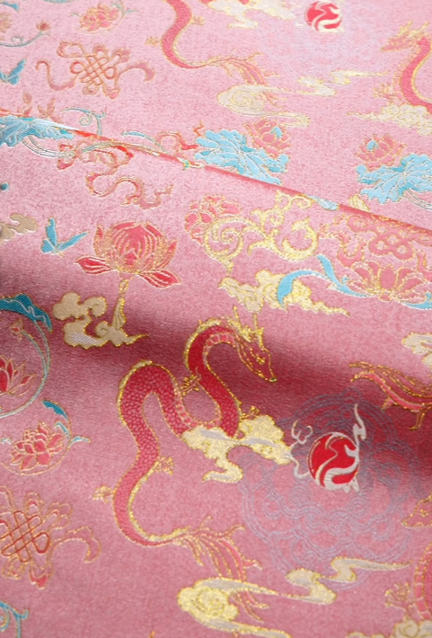 Li Dexi "Leaping Carp" Song Brocade Bag Charm 李德喜鱼跃龙门宋锦包挂