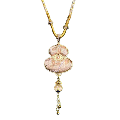 Colorful Butterflies Song Brocade Necklace · Shangjiukai 上久楷瑞彩蝶舞宋锦项链