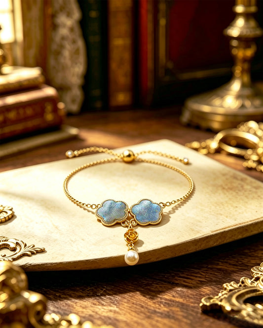 Zhang Guoquan Rich Heavenly Fragrance Song Brocade Bracelet | 张国权郁满天香宋锦手链