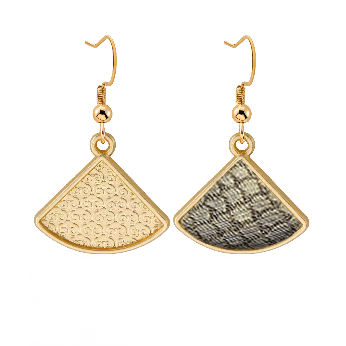 Song Brocade Earrings | Kylin & Peony Pattern, by Li Dexi 李德喜麒麟牡丹宋锦耳环
