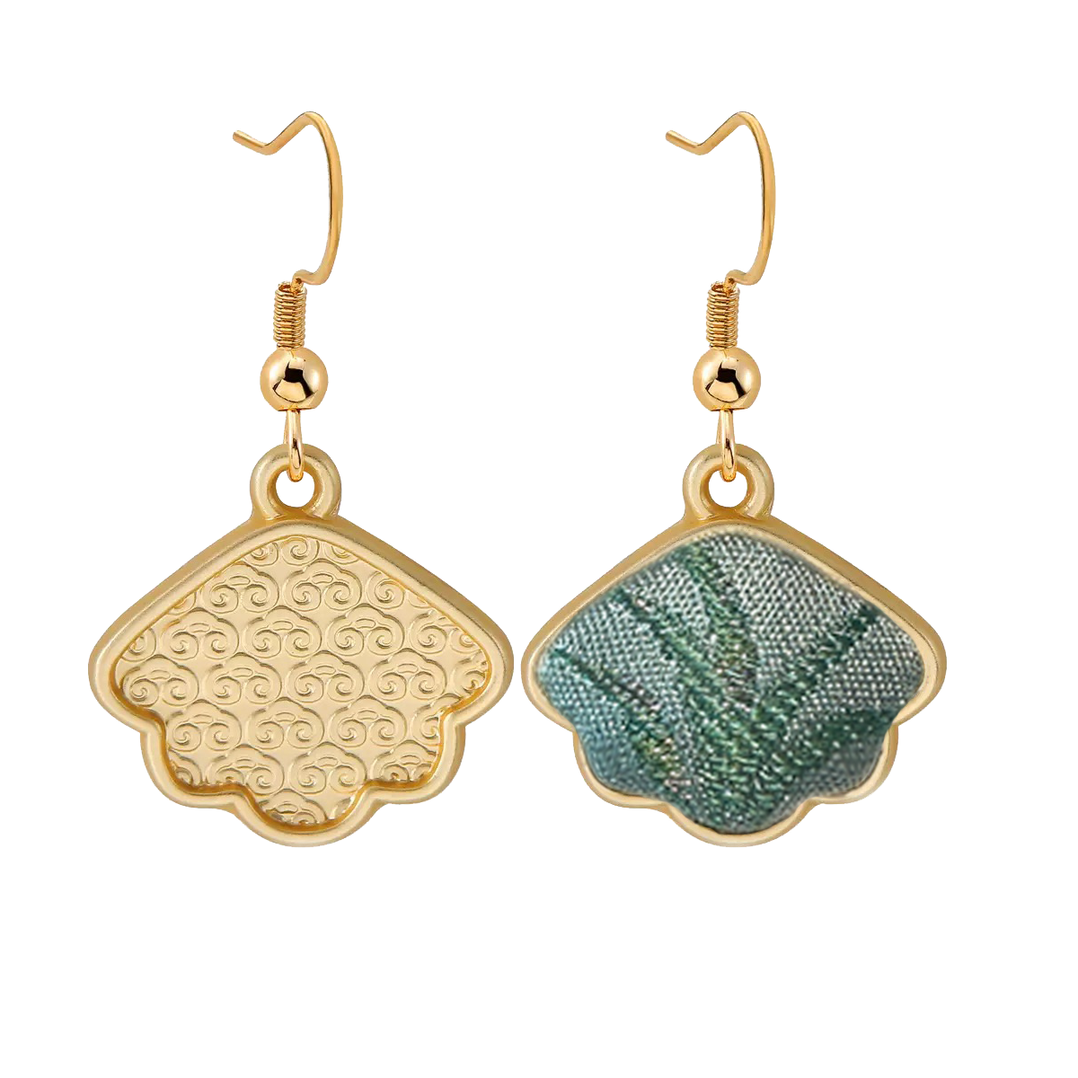 Song Brocade Handmade Earrings | Bright Spring Scenery 春和景明宋锦手工耳环