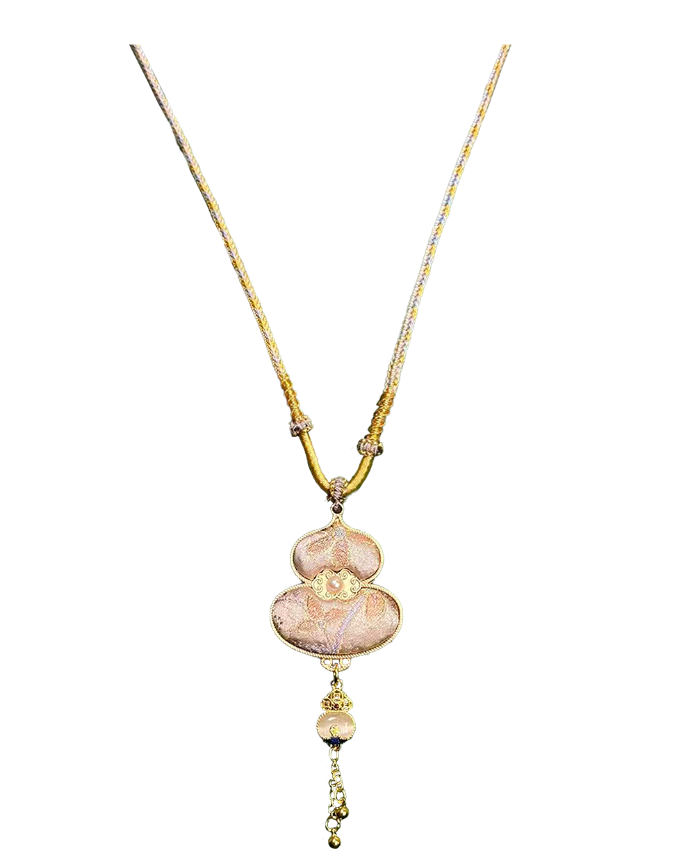Colorful Butterflies Song Brocade Necklace · Shangjiukai 上久楷瑞彩蝶舞宋锦项链
