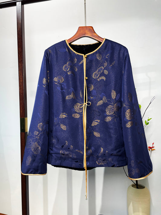Pure Silk & Australian Wool Coat・Golden Shuttle Dream 金梭织梦正娟澳洲羊毛外套
