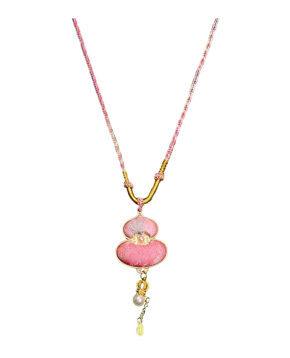 Rose Tale Song Brocade Necklace by Lu Meiying 陆美英玫瑰故事宋锦项链
