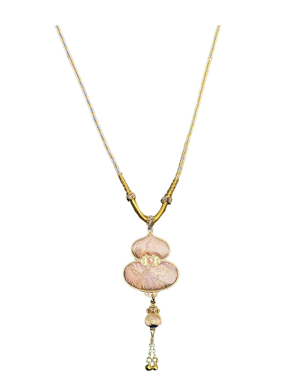 Colorful Butterflies Song Brocade Necklace · Shangjiukai 上久楷瑞彩蝶舞宋锦项链