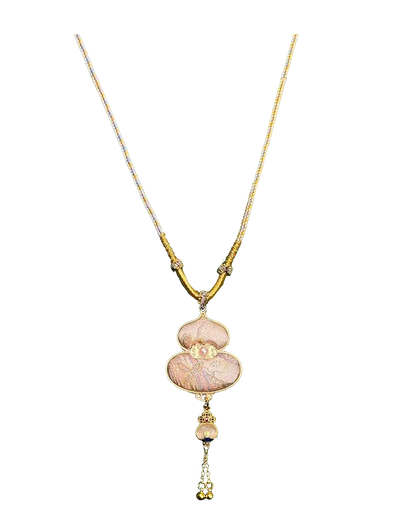Colorful Butterflies Song Brocade Necklace · Shangjiukai 上久楷瑞彩蝶舞宋锦项链
