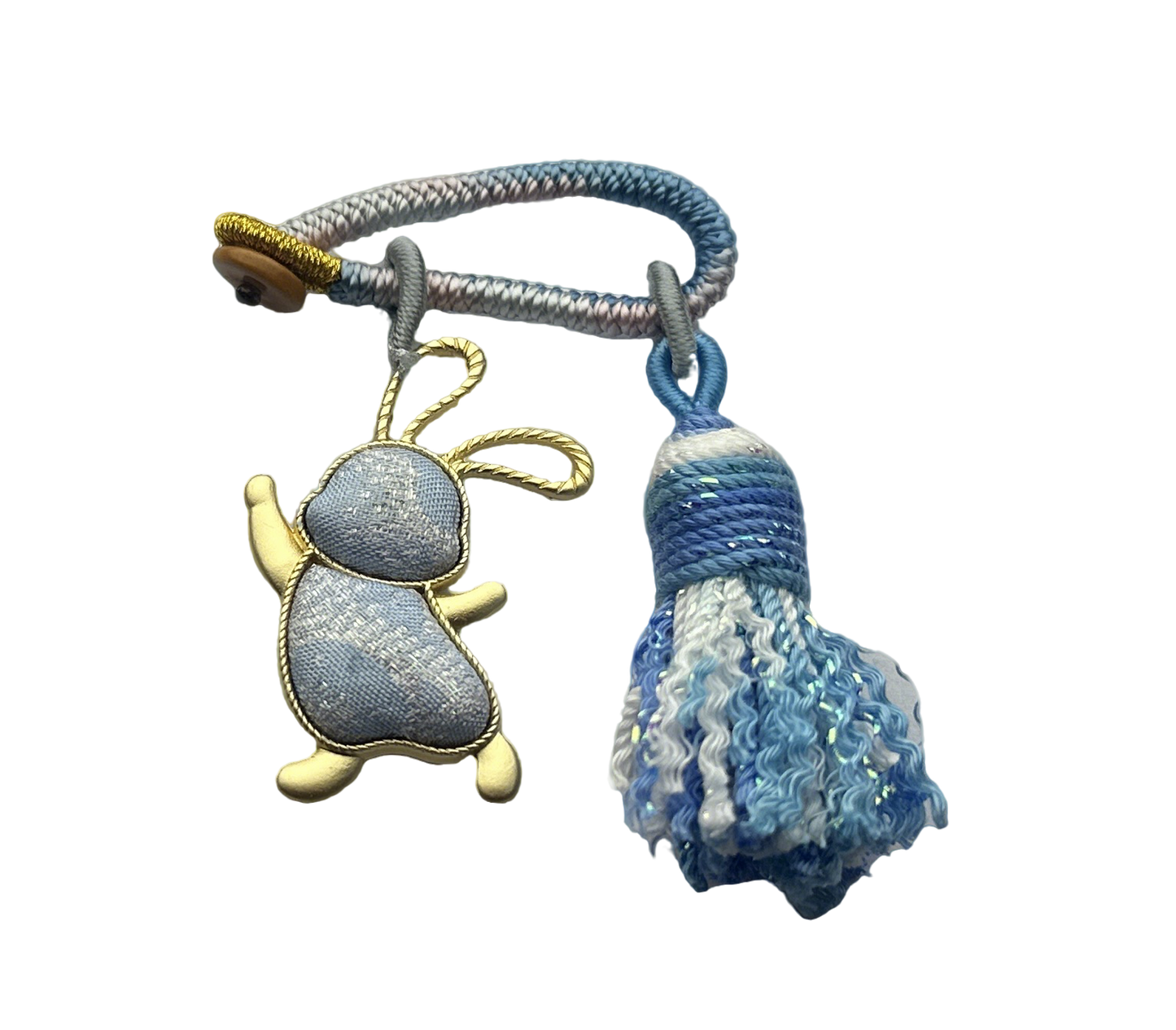 Li Dexi Auspicious Clouds & Snow Song Brocade Bag Charm 李德喜祥云瑞雪宋锦包挂