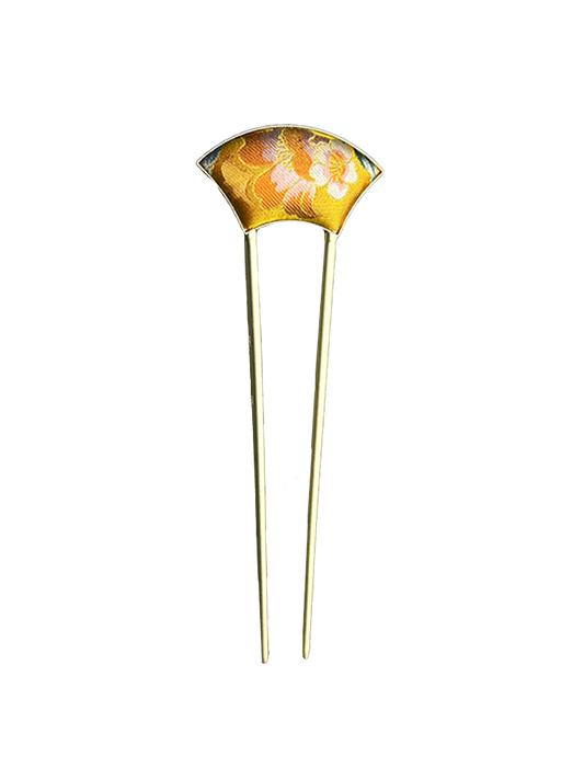 Butterflies Amid Blossoms Song Brocade Hairpin · Sanma 三马蝶恋花宋锦发簪