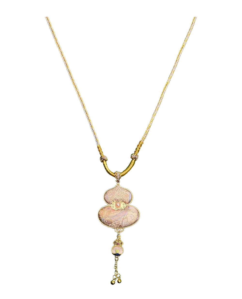 Colorful Butterflies Song Brocade Necklace · Shangjiukai 上久楷瑞彩蝶舞宋锦项链
