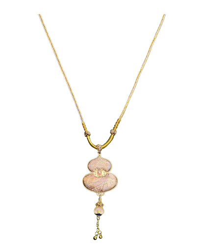 Colorful Butterflies Song Brocade Necklace · Shangjiukai 上久楷瑞彩蝶舞宋锦项链