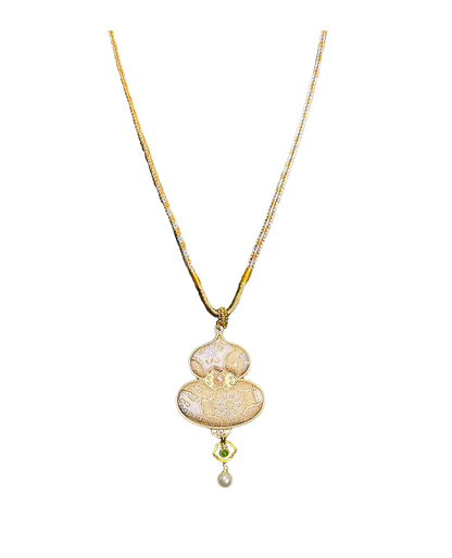 Ruyi & Victory Patterns Song Brocade Necklace · Shangjiukai 上久楷如意定胜宋锦项链