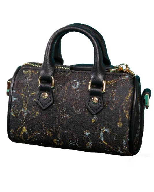 Interlocking Lotus Pattern Song Brocade Handbag 缠枝莲纹宋锦手提包