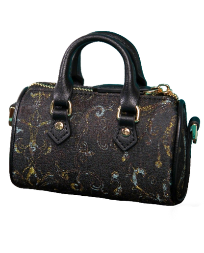 Interlocking Lotus Pattern Song Brocade Handbag 缠枝莲纹宋锦手提包