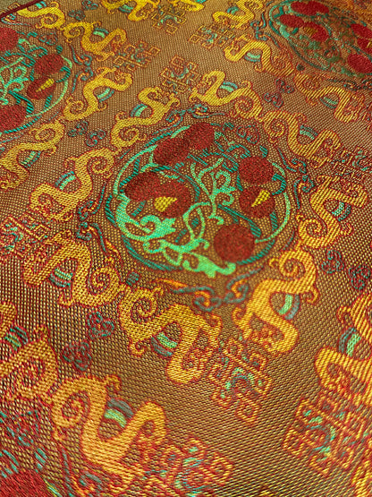 Song Brocade Waistcoat・Exquisite Lychee Motif 玲珑荔枝宋锦马甲