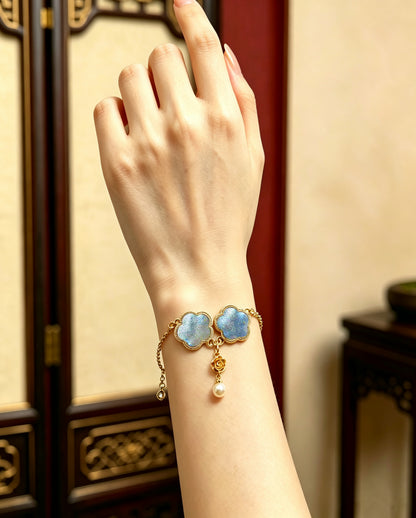 Zhang Guoquan Rich Heavenly Fragrance Song Brocade Bracelet | 张国权郁满天香宋锦手链