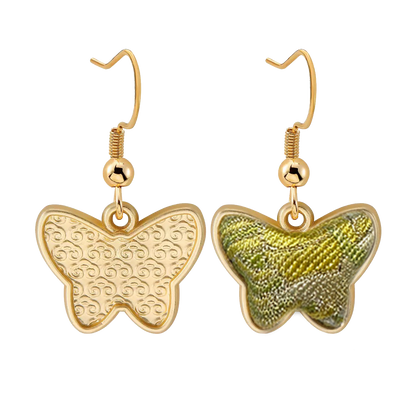 Song Brocade Handmade Earrings | Li Dexi・Monet Lotus Pond 钱小萍茉莉青梅宋锦手工耳环