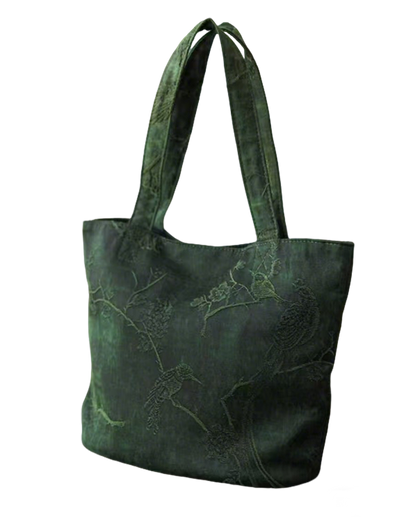 Filament Gauze & Gambiered Guangdong Silk Shoulder Bag 油丝香云纱单肩包