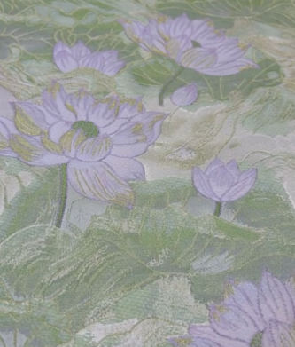 Song Brocade Earrings | Tea Scent & Moonlit Lotus Pond 茶香荷塘月色宋锦耳环