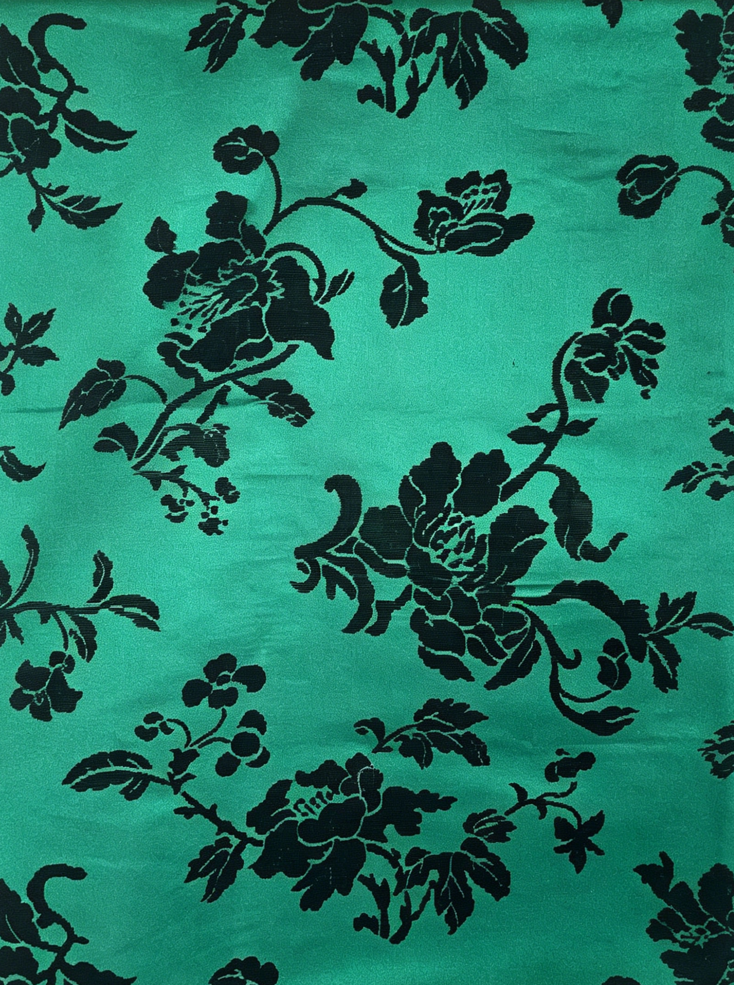 Interlocking Peony Zhang Velvet Gourd Bag 缠枝牡丹漳绒葫芦包