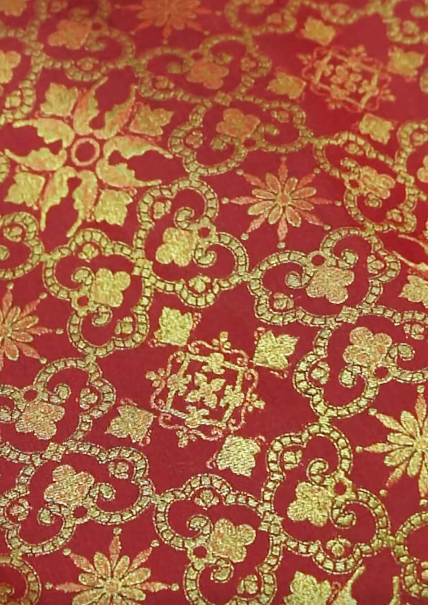 Ruyi & Treasure Flower Floating Light Brocade Brooch by Li Dexi 李德喜如意宝相花浮光锦胸针