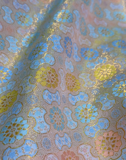 Shangjiukai Ruyi & Dingsheng Pattern Song Brocade Bag Charm 上久楷如意定胜纹宋锦包挂