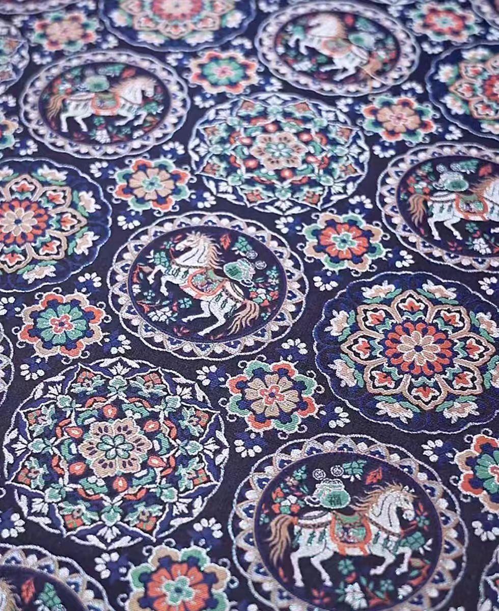 Horse & Wealth Song Brocade Hairpin · Sanma 三马马上有钱宋锦发簪