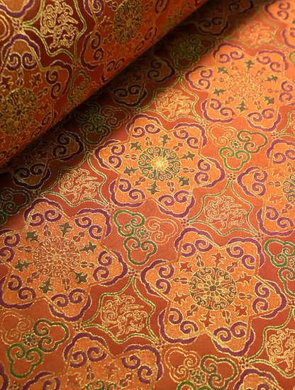 Ruyi, Gourd, Turtle Shell & Dragon Pattern Song Brocade Hairpin · Shangjiukai 上久楷如意葫芦龟背龙纹宋锦发簪