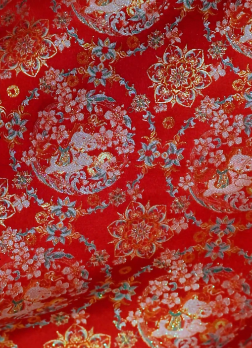 Yuqionglou Blessed Horse Welcomes Spring Song Brocade Bracelet | 玉琼楼福马衔春宋锦手链
