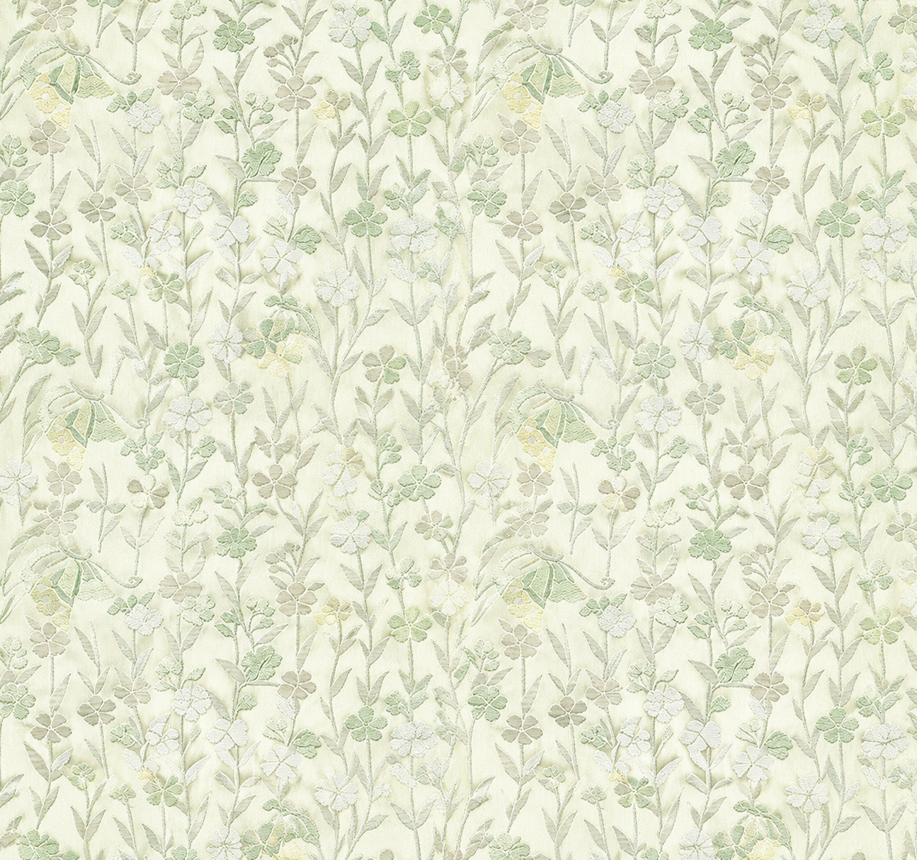 Grass & Butterfly Song Brocade Card Holder | 芳草蝴蝶宋锦卡包
